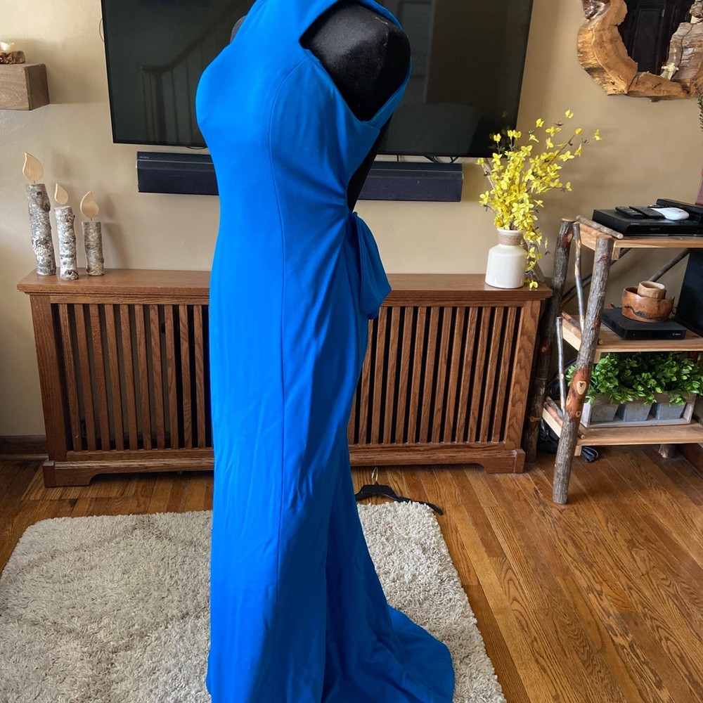 Royal blue dress